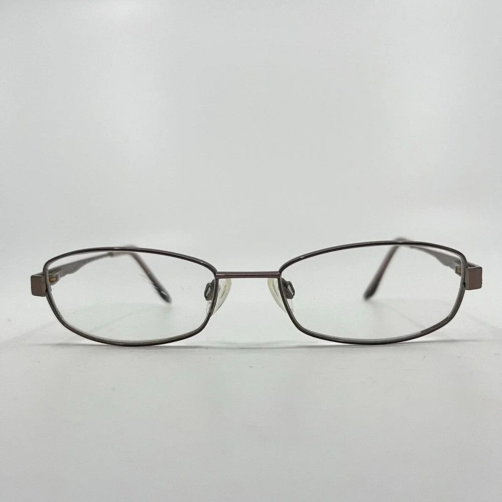 Charmant CH10885 PK silver Womens‎ Rectangle Full Rim Eyeglasses 51-17-135 H7330
